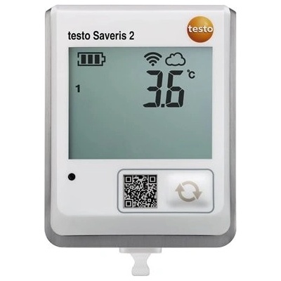 WiFi záznamník testo Saveris 2 T1 s displejom a NTC sondou, rozmery 9,5 x 7,5 x 3 cm, hmotnosť 240 g _0572 2031T