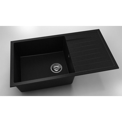 FAT Мивка Vanguard 229, Fat Granite, 1008 Черен металик, с включен сифон