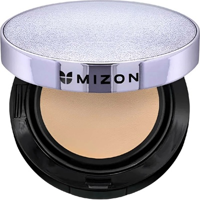 Mizon Vegan Collagen Cushion SPF38 PA++ dlouhotrvající make-up v houbičce s vysokou UV ochranou #23 Natural Sand Beige 2 x 15 g