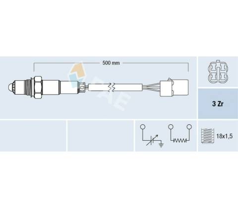 Lambda sonda FAE 77479