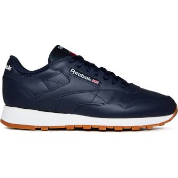 Reebok Мъжки маратонки Reebok Classic Leather Mens Trainers - Navy/white