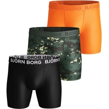 Björn Borg Shorts Per BB Digital Woodland 3P Zelený