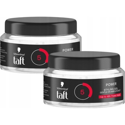 Stylingový Gel na vlasy Taft Power 250 ml x 2