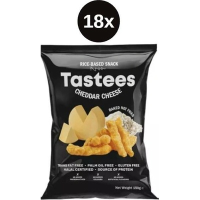 Tastees snack chedar 18x65g