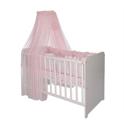 Lorelli Балдахин за бебешко легло Lorelli - Color Pom Pom, 480 x 160 cm, Розов (20051290003)