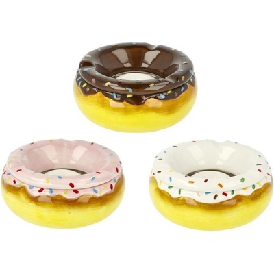 KRCZ Cigaretový popelník keramický Donuts 3mix – Zboží Mobilmania