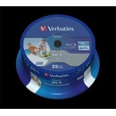 Verbatim BD-R SL 25GB 6x, printable, spindle, 25ks (43811)