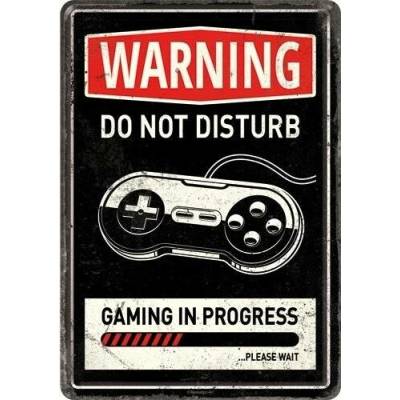 Postershop Plechová pohlednice - Gaming in Progress