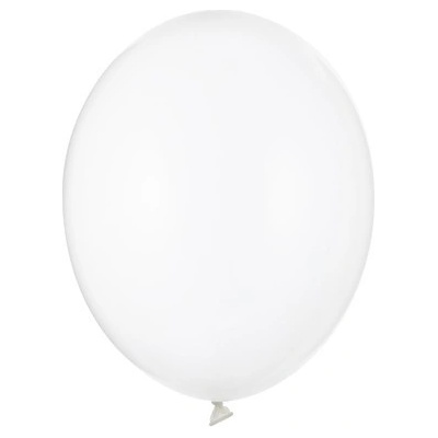 Party Deco SB5C 099 Eko mini pastelové balóny 12cm Priehľadná