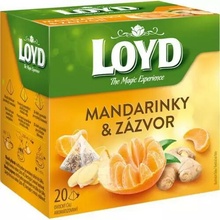 Loyd Tea pyramída mandarínky zázvor 40 g