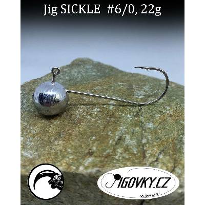 Jigovky.cz Jigové hlavičky Sickle vel.6 22g 5 ks