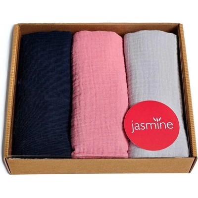 Jasmine Mušelínové Box Lux 3 60x80 cm 3 ks