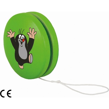 DETOA Albrechtice Dřevěné hry Jojo zelené s Krtkem jásajícím