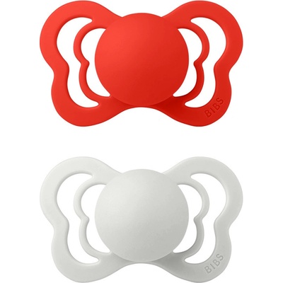 Bibs Couture ortodontické z přírodní kaučuk 2ks Candy Apple / Haze