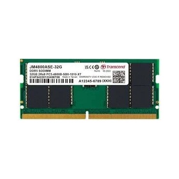 Transcend DDR5 32GB 4800MHz CL40 JM4800ASE-32G