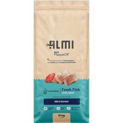 Almi Mini Senior Granule s mořskou řasou 2 x 12 kg