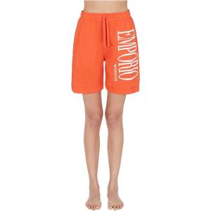 Emporio armani Поларени къси панталони EMPORIO ARMANI Women's Fleece Jogger Shorts - Orange Soda