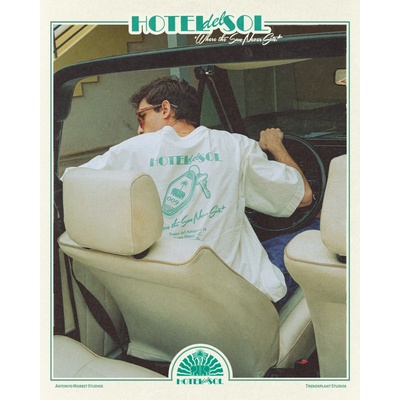 Antony Trendsplant x o Marest Keychain Oversized Heavy t-shirt Foam White