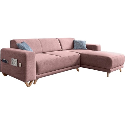 Miuform Розов разтегателен/с място за съхранение ъглов диван Classy Sophie - Miuform (B591LIN10)