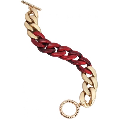HARAHU Гривна ca-28648 - Златна / Червена kp28648 (ca-28648)