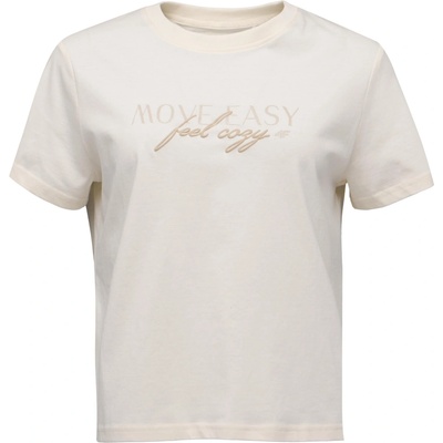 4F TSHIRT Dámske tričko BF Biela béžová