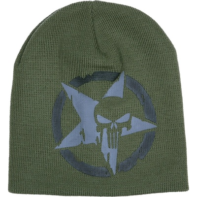 Fostex zimná čiapka beanie The Punisher olivová
