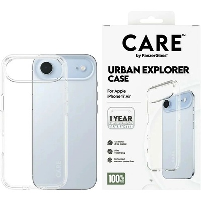 Panzer ГРИЖА от PanzerGlass Флагман Urban Explorer Case w. Прозрачна рамка за iPhone Air - прозрачна (5715685027000)