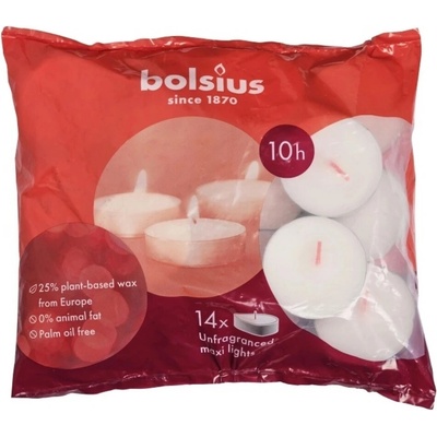Čajová svíčka Bolsius 14 ks 10 hod (22x57 mm)