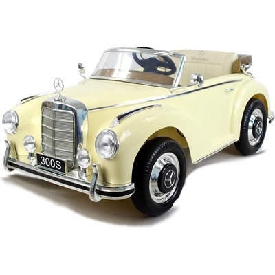 Mamido Elektrické autíčko Mercedes Benz 300S béžová