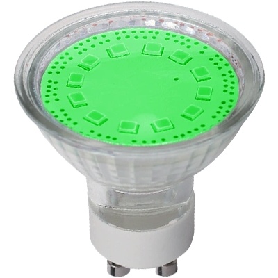 ELMARK Led ЛАМПА smd2835 3w gu10 230v 3000k ЗЕЛЕНА (99led599)