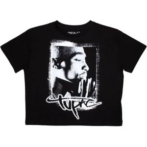 2Pac Spray Photo Black M Дамски Риза (2PACCT68LB02)