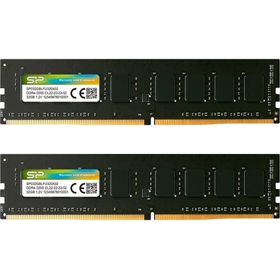 Silicon Power 32GB (2x16GB) DDR4 3200MHz SP032GBLFU320X22