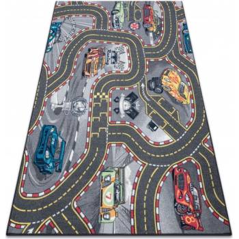 Makro Abra REBEL Uličky 97 Ulice auta Šedý