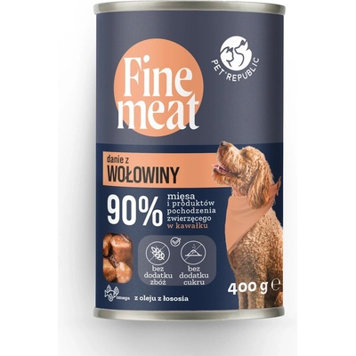 PetRepublic Fine Meat Adult pokrm z hovädzieho mäsa 400 g