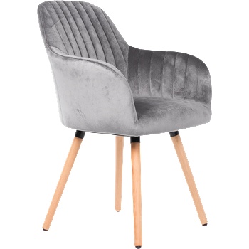 Carmen Трапезен стол Carmen 9970 - сив (3530267)