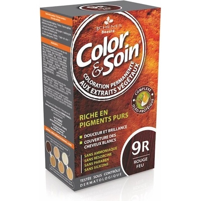 Color & Soin barva na vlasy 9R Ohnivě rudá 135 ml