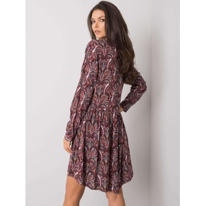 Fresh Made Дамска ежедневна рокля модел D73771M30227 Fresh Made цвят тъмнокафяв