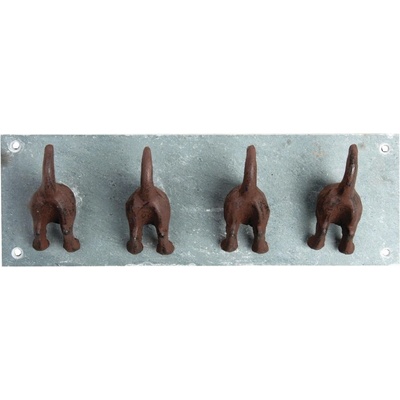 Esschert Design Синя метална стенна закачалка Dogs - Esschert Design (ZEE-LH151)