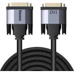 Baseus Кабел Baseus Enjoyment Series DVI Male To DVI Male Cable (CAKSX-S0G), от DVI(м) към DVI(м), 3m, черен (CAKSX-S0G / 49983)