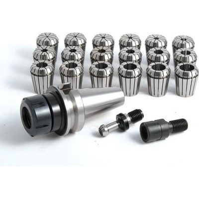 OPTIMUM Sada upínače SK50/DIN2080/ER32 a kleštin 2-20 mm (18 ks)