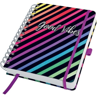 Sigel Бележник Sigel - Dark Rainbow Vibes, на точки, A5 (JN651)