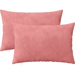 vidaXL Калъфка за възглавница 2 pcs HEERLEN Розово 50 x 70 cm Кадифе (911261)