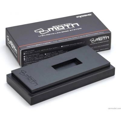 Kyosho Accessories Basetta Ricarica Lighting Motn Led Base System Car Not Included Black 1:64