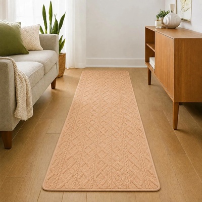 Takoy Koberec 80x300 vzor cop světle hnědý-HT-00396 | 80 x 300 cm
