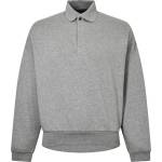 Fear of god essentials Блуза с яка FEAR OF GOD ESSENTIALS Men's Long Sleeve Polo Shirt - Dark Hthr Oat