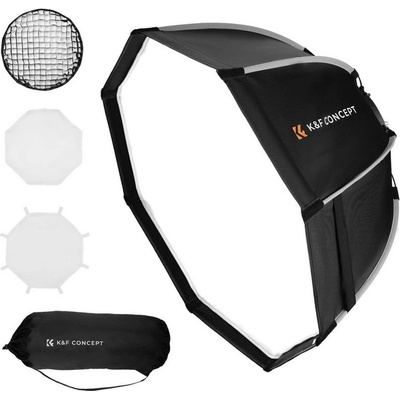 K&F Concept rychloupínací osmihranný softbox s držákem Bowens 65 cm