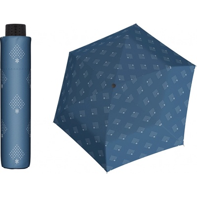 Doppler Fiber Havanna Night Sky blue dámský skládací deštník modrý