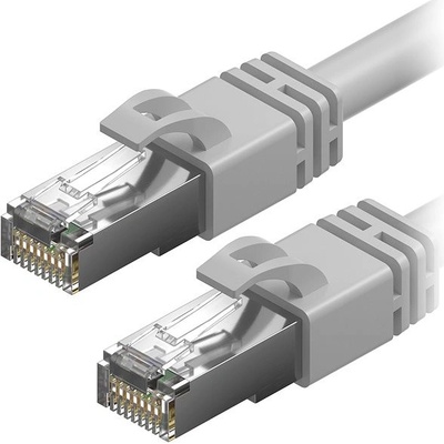 AlzaPower APW-CBP7S0020Y Patch CAT7 S/FTP, 2m, sivý