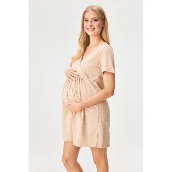 Image 1 of Astratex Памучна нощница за бременни Dots къса (ATXNightDots_kos)