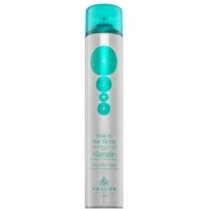Kallos Keratin Hair Spray Extra Strong Hold силен фиксиращ лак за коса с кератин 750 ml